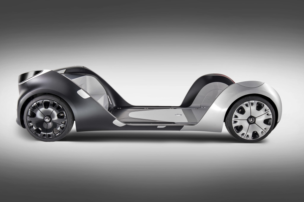 Vision Urbanetic mobility concept swappable chassis