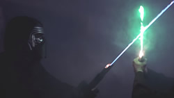 Realistic lightsaber