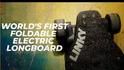 The Linky electric folding skateboard