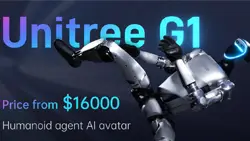 The Unitree G1 humanoid agent AI avatar