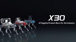 The X30 industrial quadruped robot