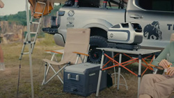 The ZERO BREEZE Mark 3 outdoor battery powered portable AC