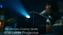 The Valerion VisionMaster cinematic-grade RGB laser projector