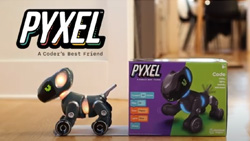 The PYXEL 4-wheeled robot dog