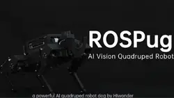 ROSPug robot dog developed by Hiwonder