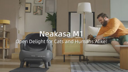 The Neakasa M1 self cleaning cat litter box