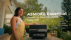 The ASMOKE Essential smart pellet grill