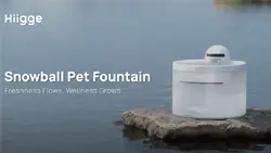 The Hiigge Snowball Pet Fountain