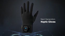 Wireless haptic gloves